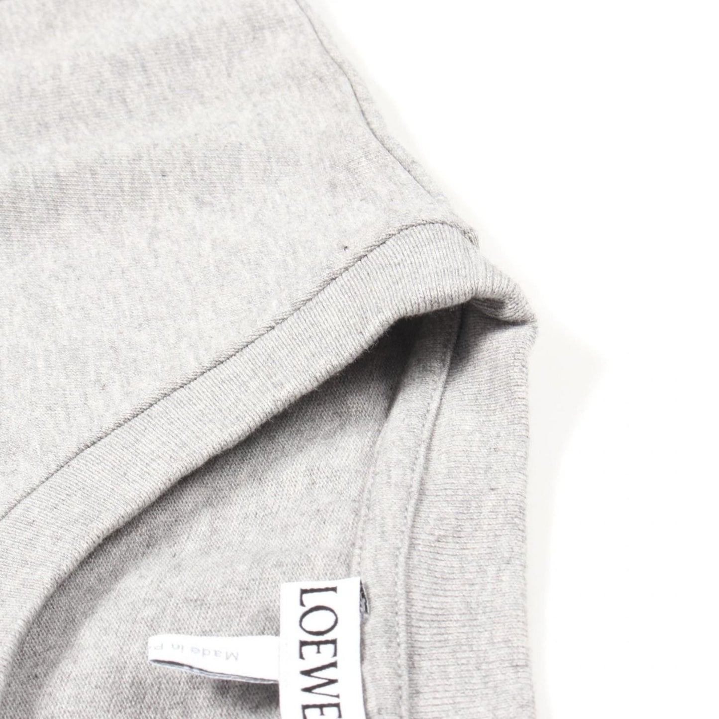 LOEWE Logo Print Cotton T-Shirt in Grey Multicolor - Size XS