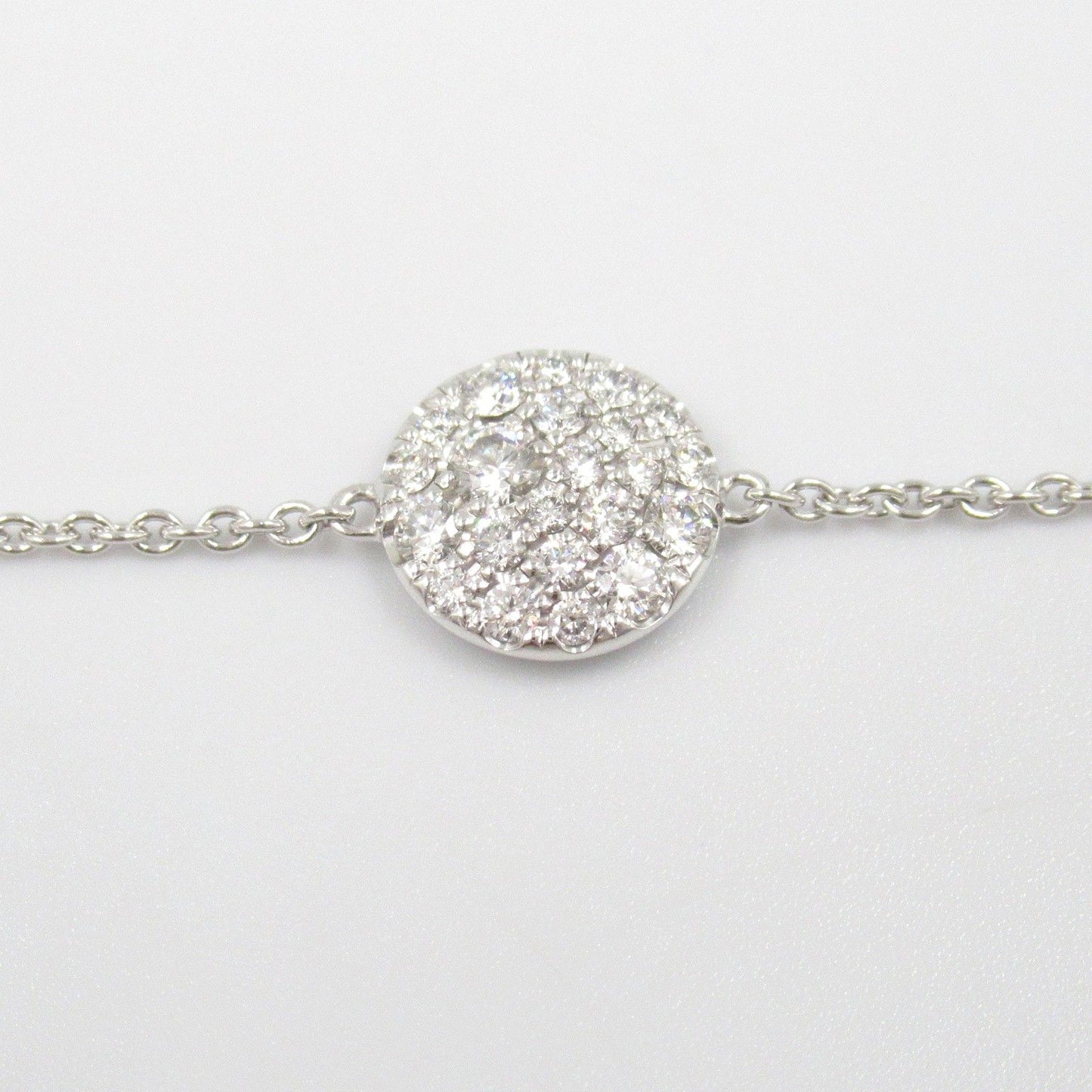 TIFFANY & CO Diamond Bracelet in K18 White Gold - Exquisite Elegance