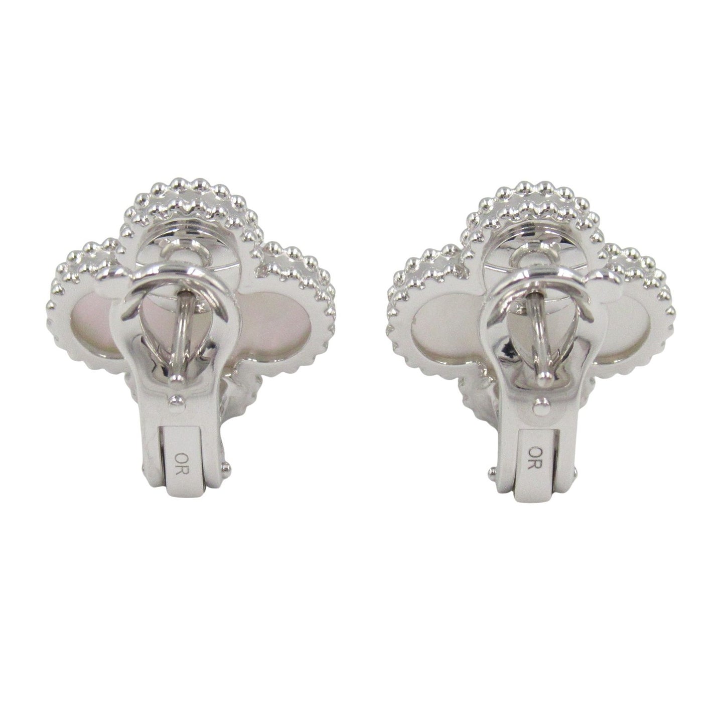 Van Cleef & Arpels Vintage Alhambra Mother of Pearl Earrings