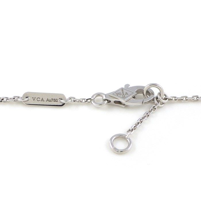 Van Cleef & Arpels Frivole Mini Bracelet with Diamond in K18 White Gold