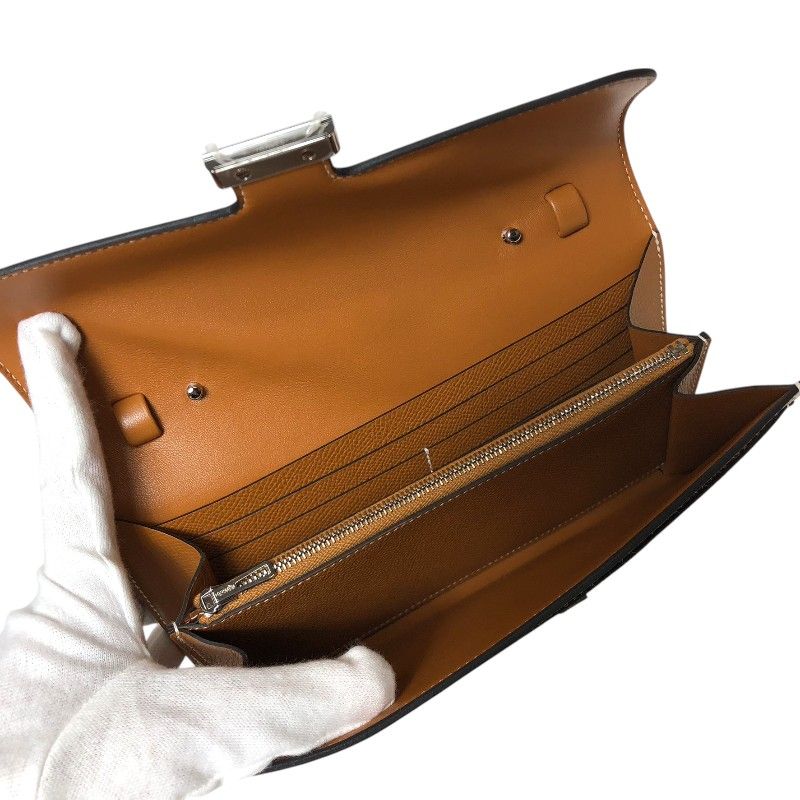 HERMES Constance To Go in Toffee with Silver Hardware - Authentic Luxury