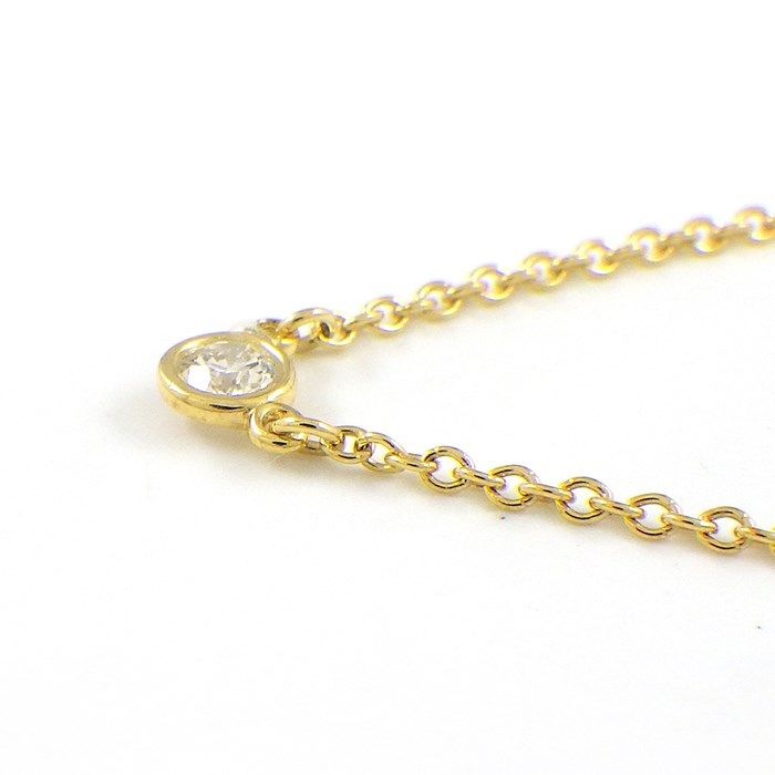 Tiffany & Co. Diamond By The Yard Necklace in 18K Yellow Gold
