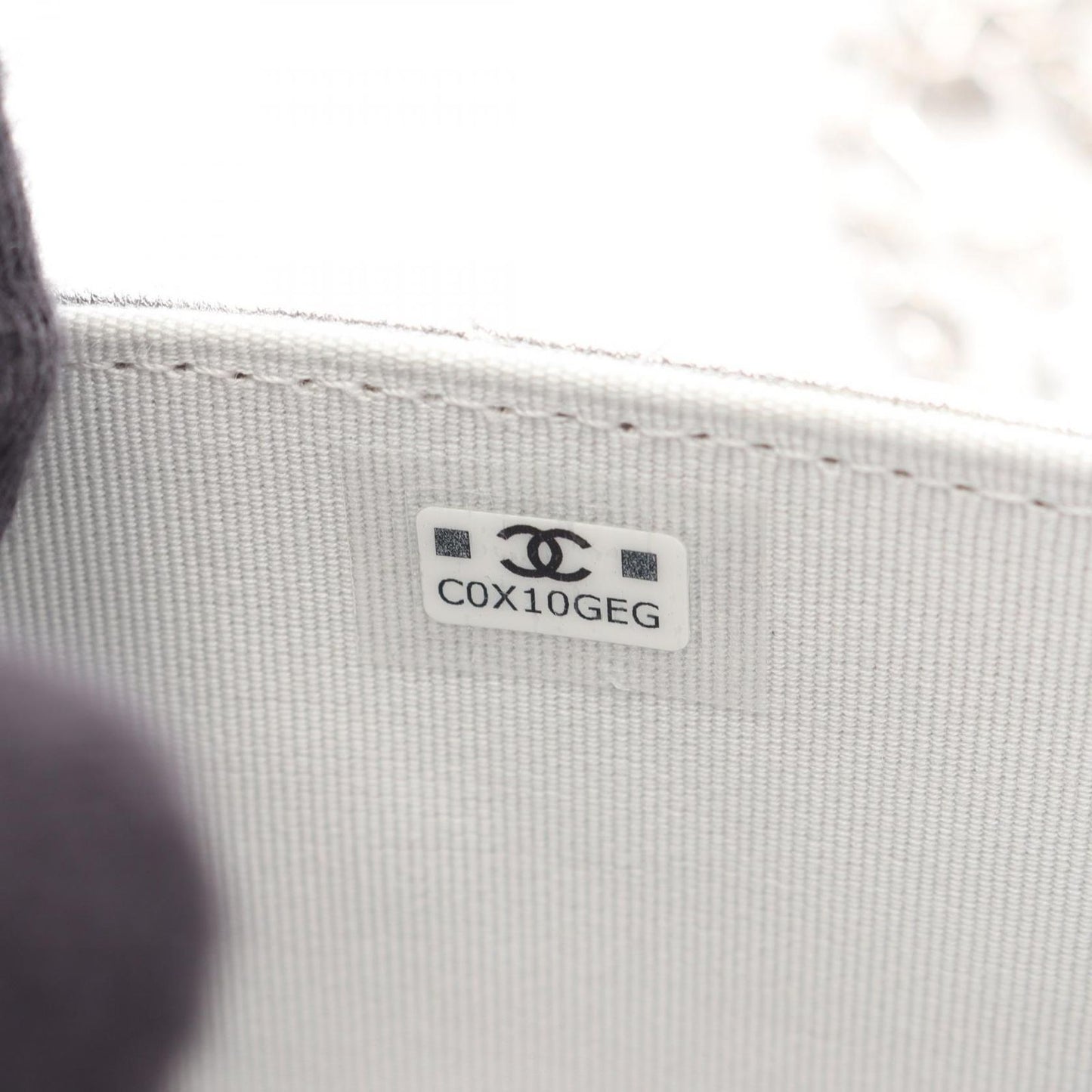 CHANEL Matelassé Star Motif Mini Chain Shoulder Bag in Silver Lambskin