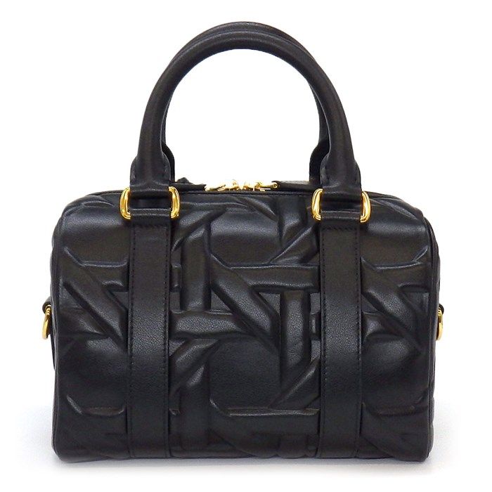 Dior Groove 20 Small Handbag in Black Graphic Cannage Calfskin