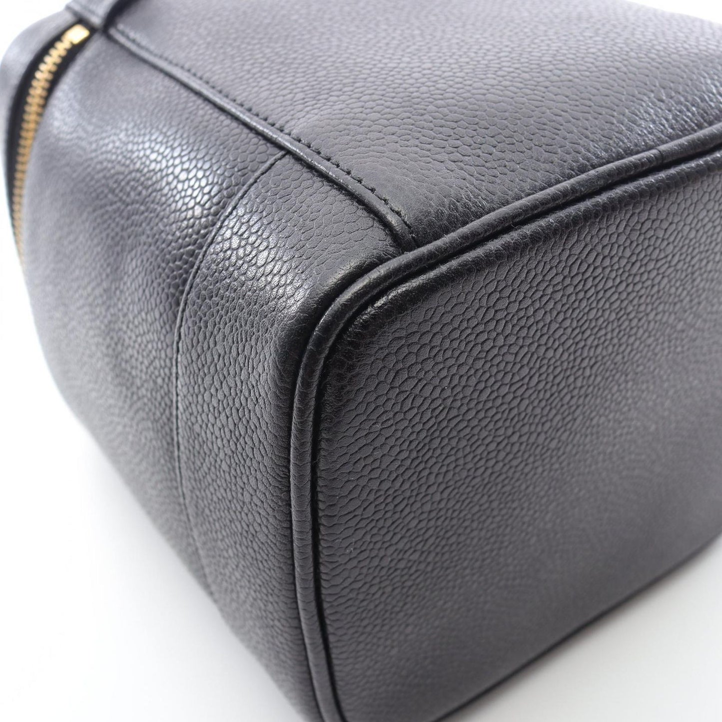 CHANEL Coco Mark Vanity Handbag in Black Leather - Timeless Elegance