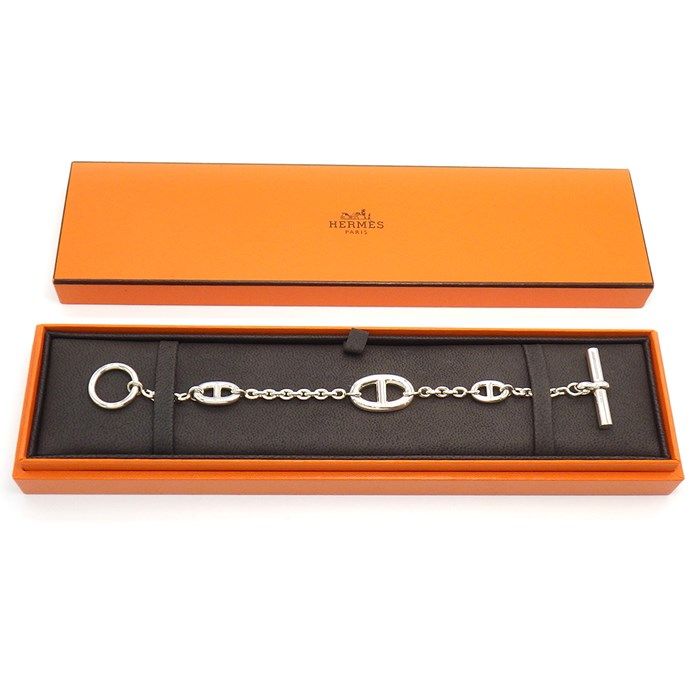 HERMES Chaine d'Ancre Flandres Bracelet - 2023 Silver 925