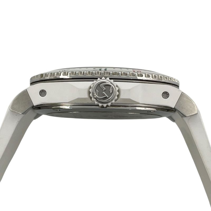 GUCCI Dive 40mm Quartz Men's Watch - White SS - Limited Edition