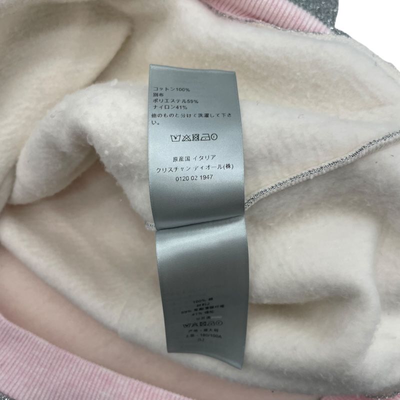 Christian Dior × ERL Glitter Mix Sweat Hoodie - Pink & Silver