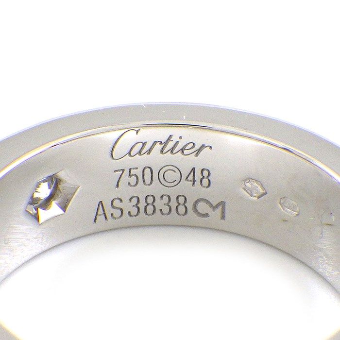 Cartier Love Ring with 0.22ct Diamonds in K18 White Gold
