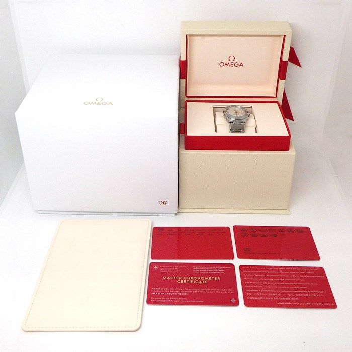 OMEGA Constellation Manhattan 131.10.29.20.52.001 - Diamond Index, Silver Dial