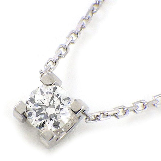 Cartier C de Setting Solitaire Necklace with 0.18ct Diamond