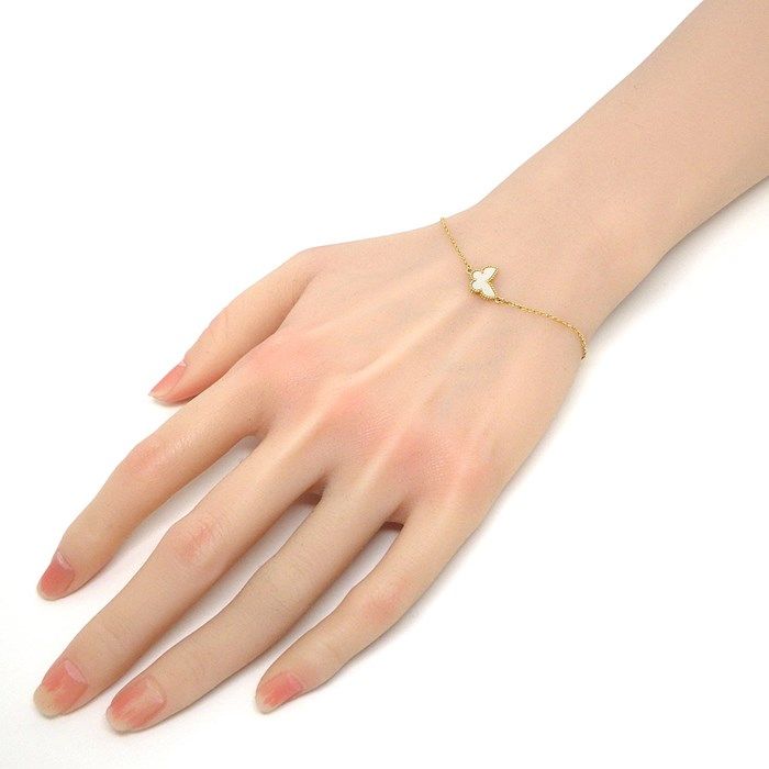 Van Cleef & Arpels Sweet Butterfly Bracelet in K18 Yellow Gold