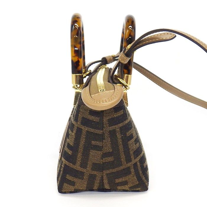 Fendi Zucca By The Way Mini Shoulder Bag - Brown Jacquard