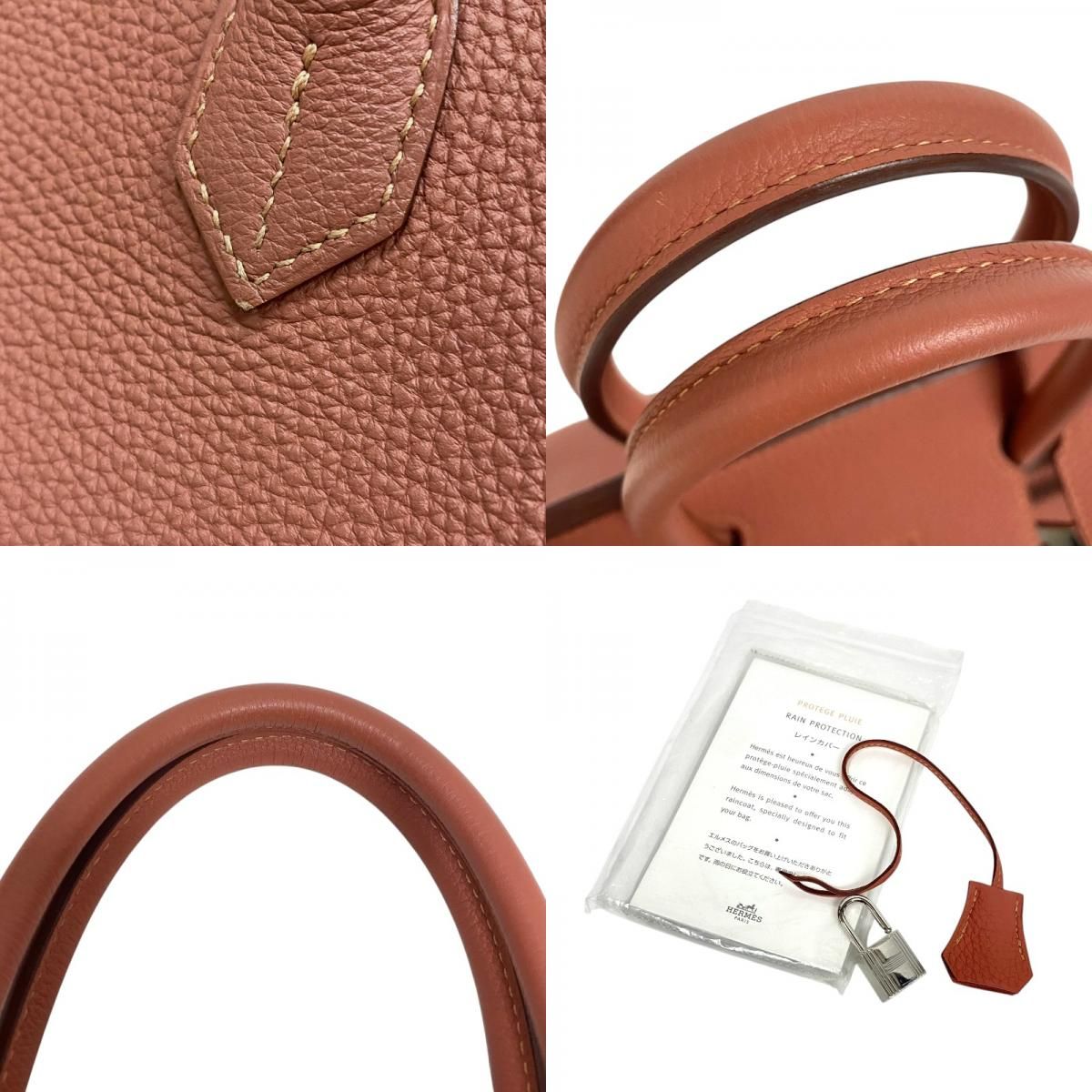 HERMES Birkin 30 in Rosy with Silver Hardware - Timeless Elegance