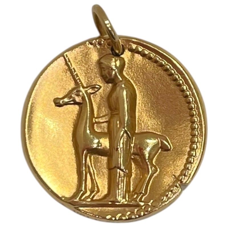 Van Cleef & Arpels Zodiac Medal Virgo Au750 Gold Jewelry