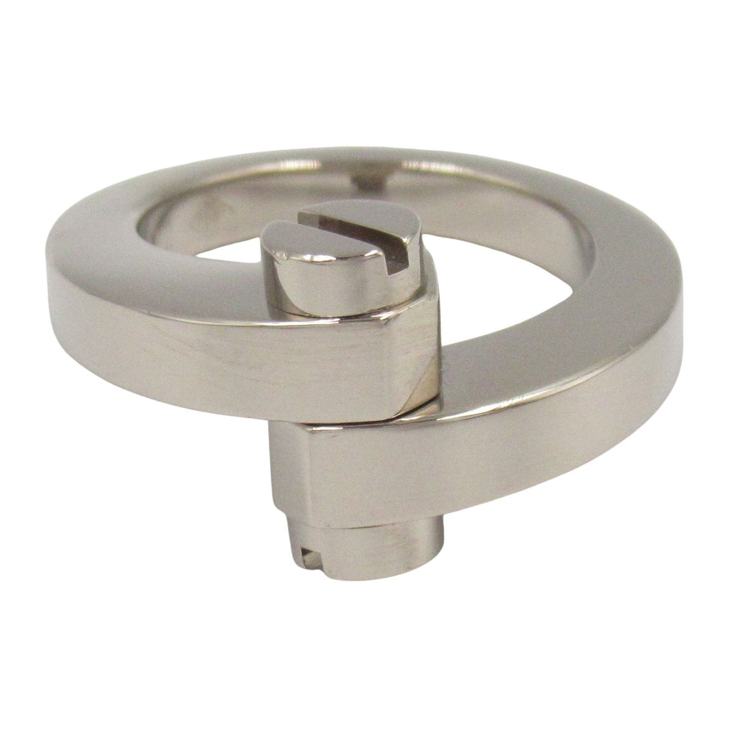 CARTIER Menotte Ring in K18 White Gold - Timeless Elegance