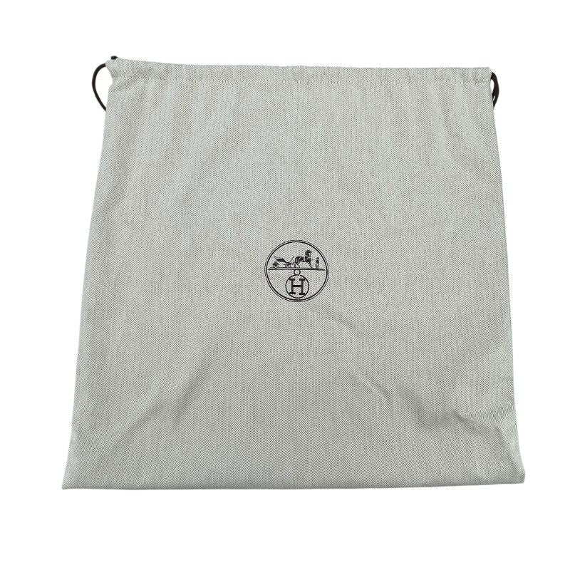 HERMES Émile Bag Zip PM Z刻 Black with Silver Hardware