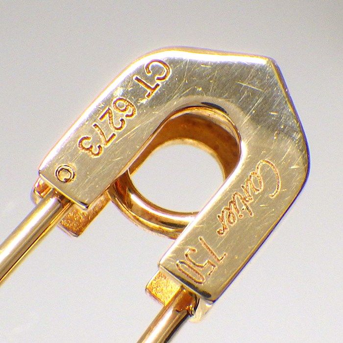 Cartier Entrelacés C2 2C K18YG Brooch - Exquisite Craftsmanship