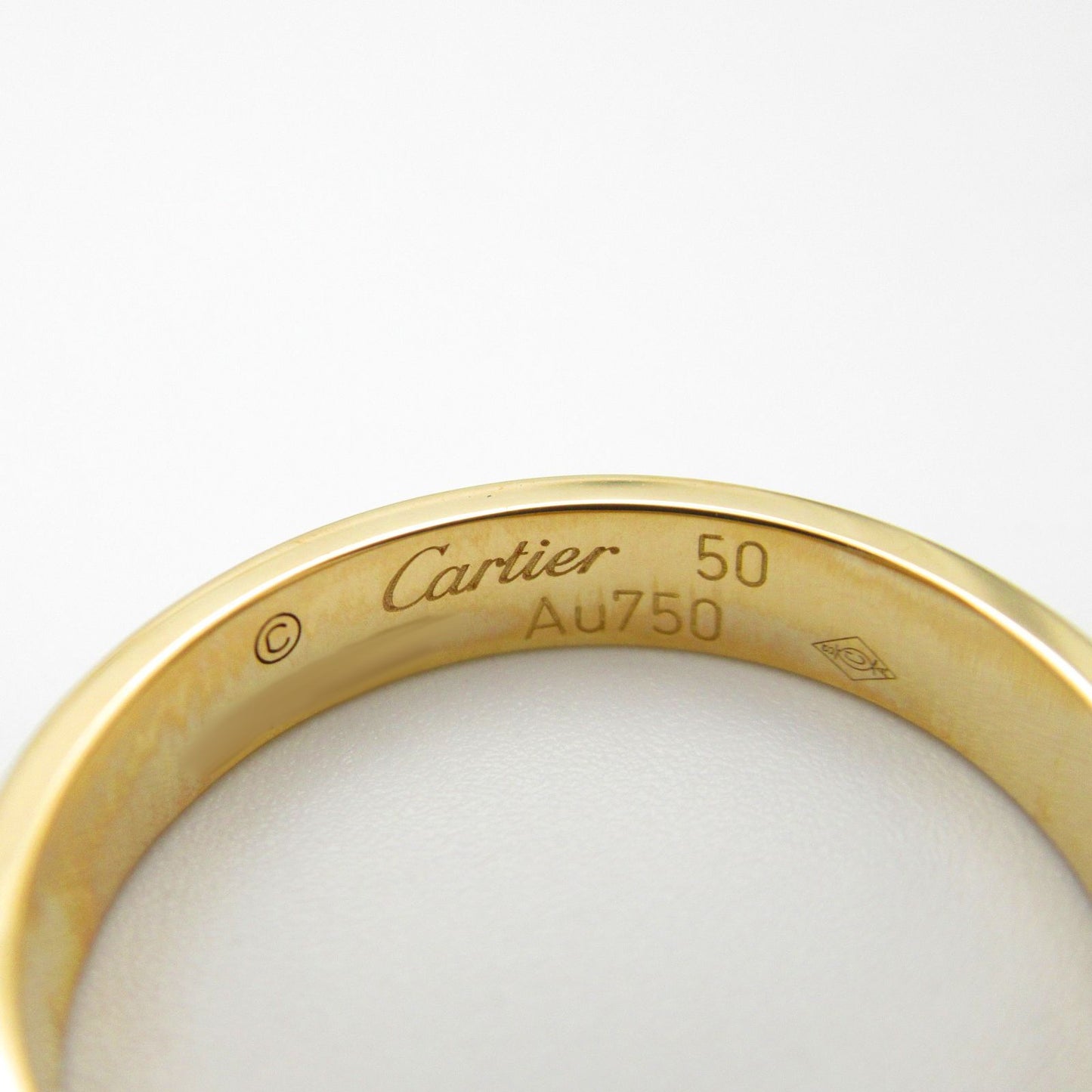 CARTIER Mini Love Ring in K18 Yellow Gold - Timeless Elegance