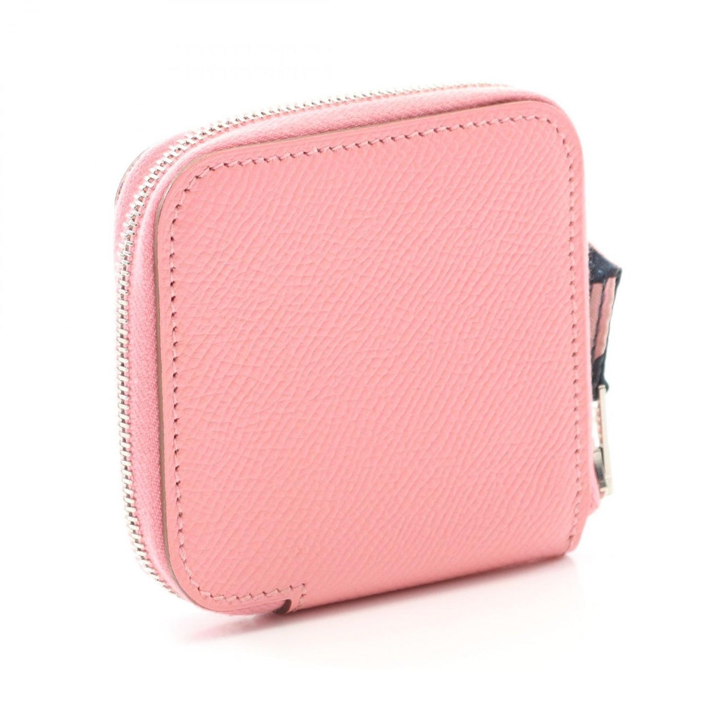 HERMES Azap Compact Mini Coin Case in Rose Confetti - Exquisite Craftsmanship