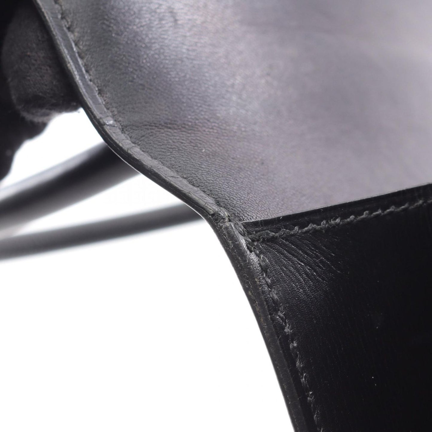 HERMES Escale Black Calfskin Handbag - Vintage Elegance