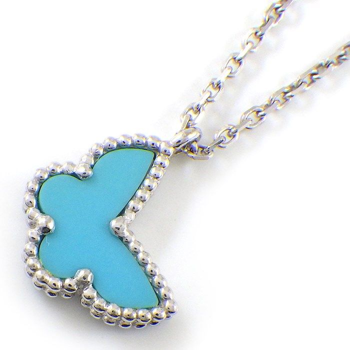 Van Cleef & Arpels Sweet Alhambra Turquoise Necklace in K18WG
