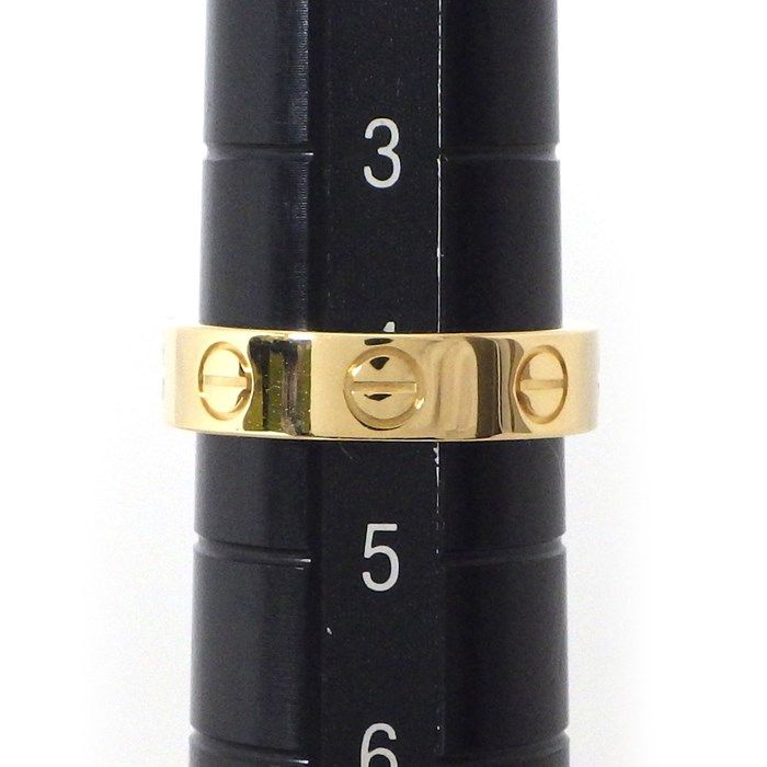 Cartier Love Small Model Pinky Ring in 18K Yellow Gold - Size #44