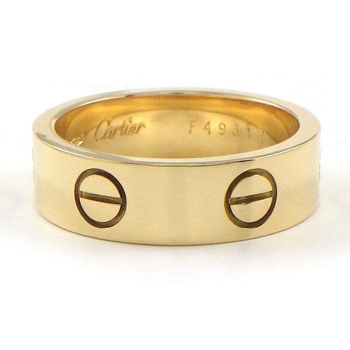 Cartier Love Ring Classic Model in 18K Yellow Gold - Size 12.5