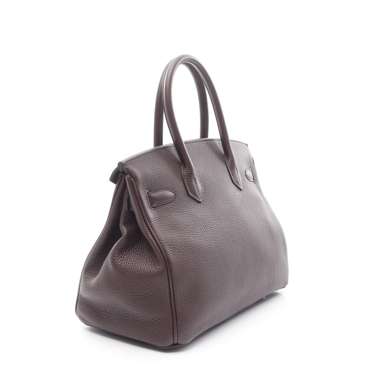 HERMES Birkin 30 Verso Rouge Serre Brick Handbag - Exquisite Craftsmanship