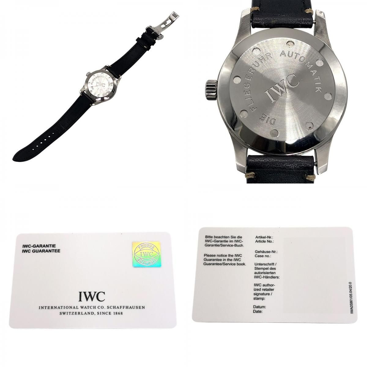 IWC Spitfire Mark XV IW325311 Black & Silver Men's Watch