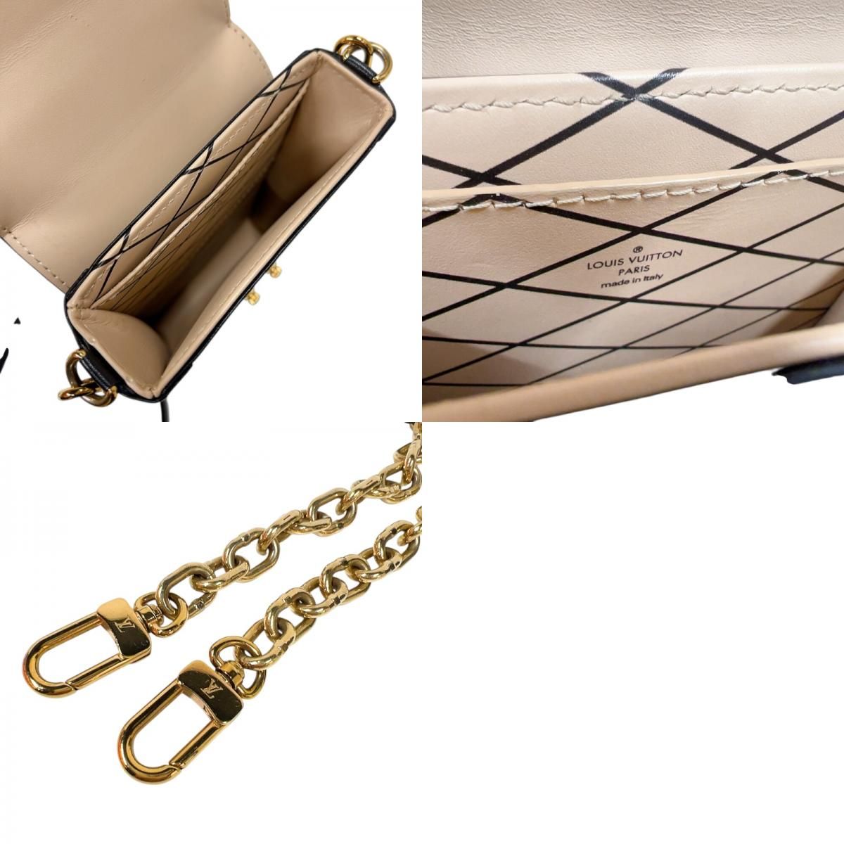 Louis Vuitton Monogram Reverse Pochette Trunk Vertical - Brown & Gold