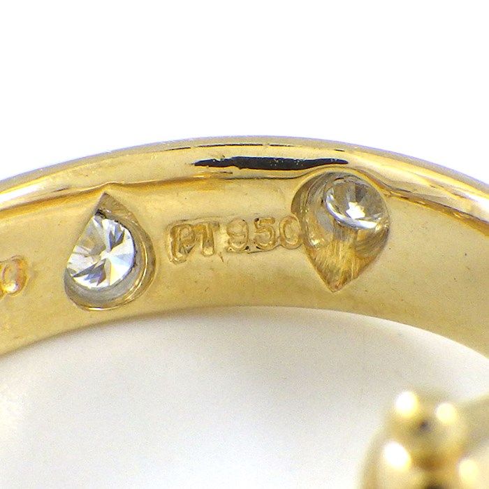 Tiffany & Co. Dots Drop Hoop Earrings with Diamonds in 18K Yellow Gold