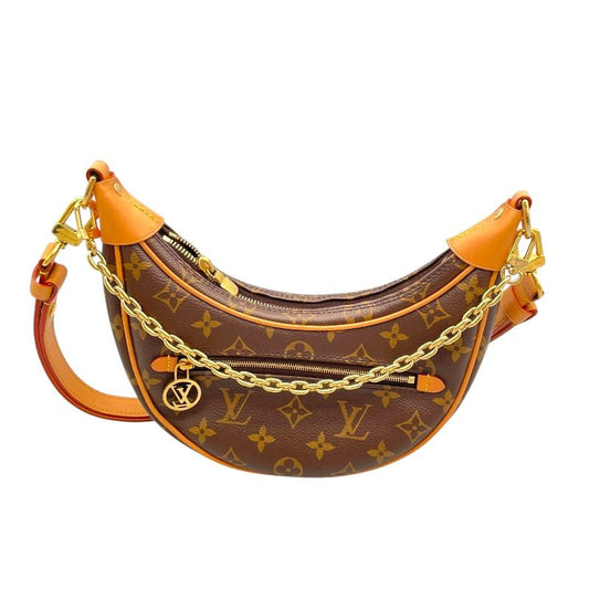 Louis Vuitton Loop M81098 Monogram Brown Shoulder Bag