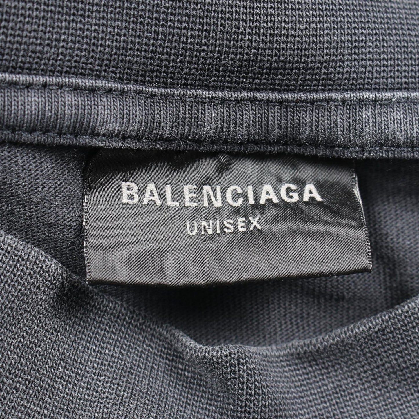 BALENCIAGA Offshore Cotton T-Shirt - Unisex - Gray - Size A