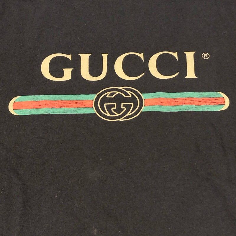GUCCI Logo Print Cotton T-Shirt - Exclusive Men's Fashion