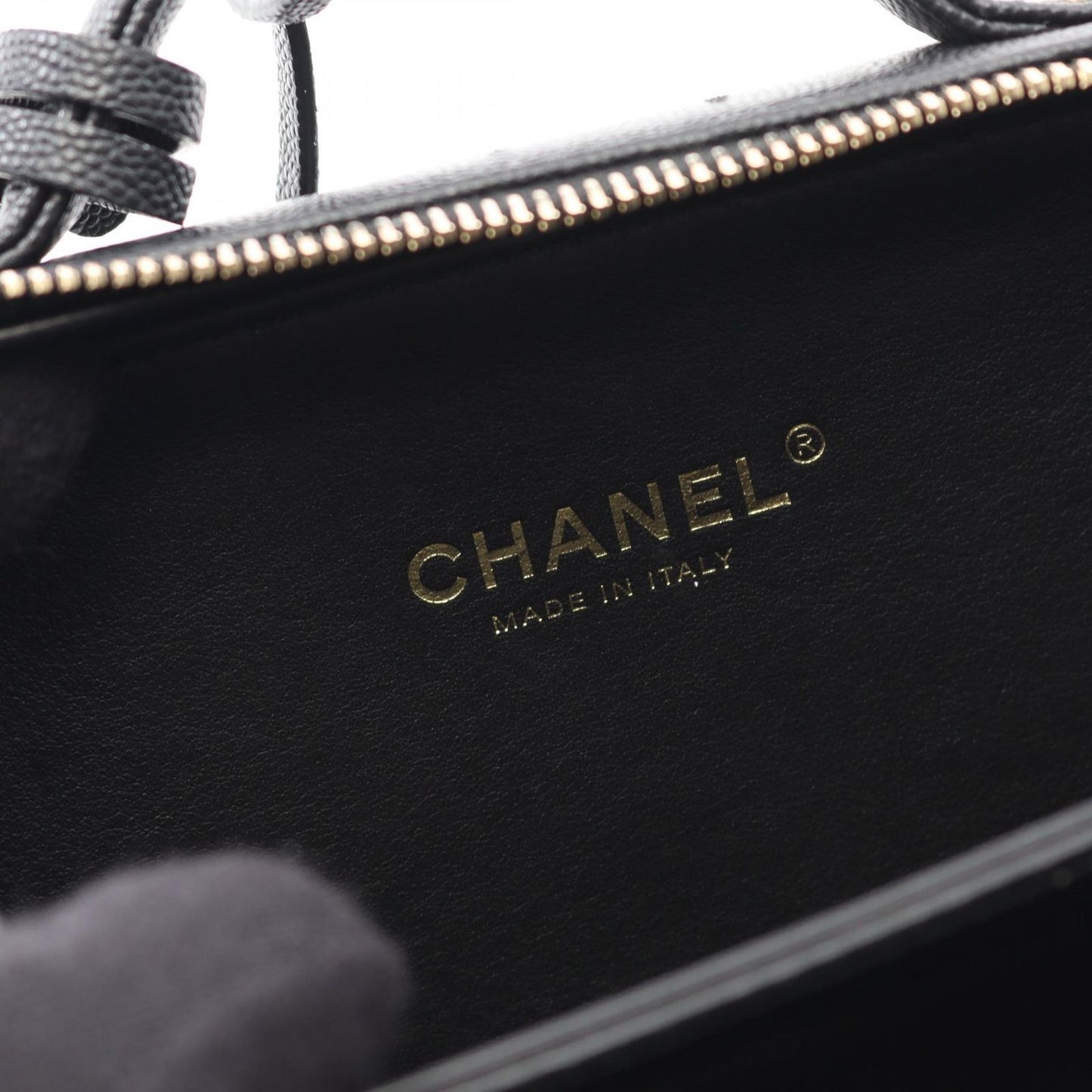 CHANEL CC Filigree Small Vanity Bag - Timeless Elegance