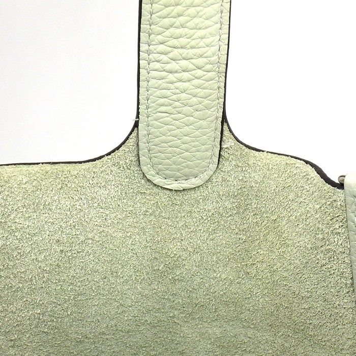 HERMES Picotin Lock PM Handbag - 2023 Green Gray with Silver Hardware