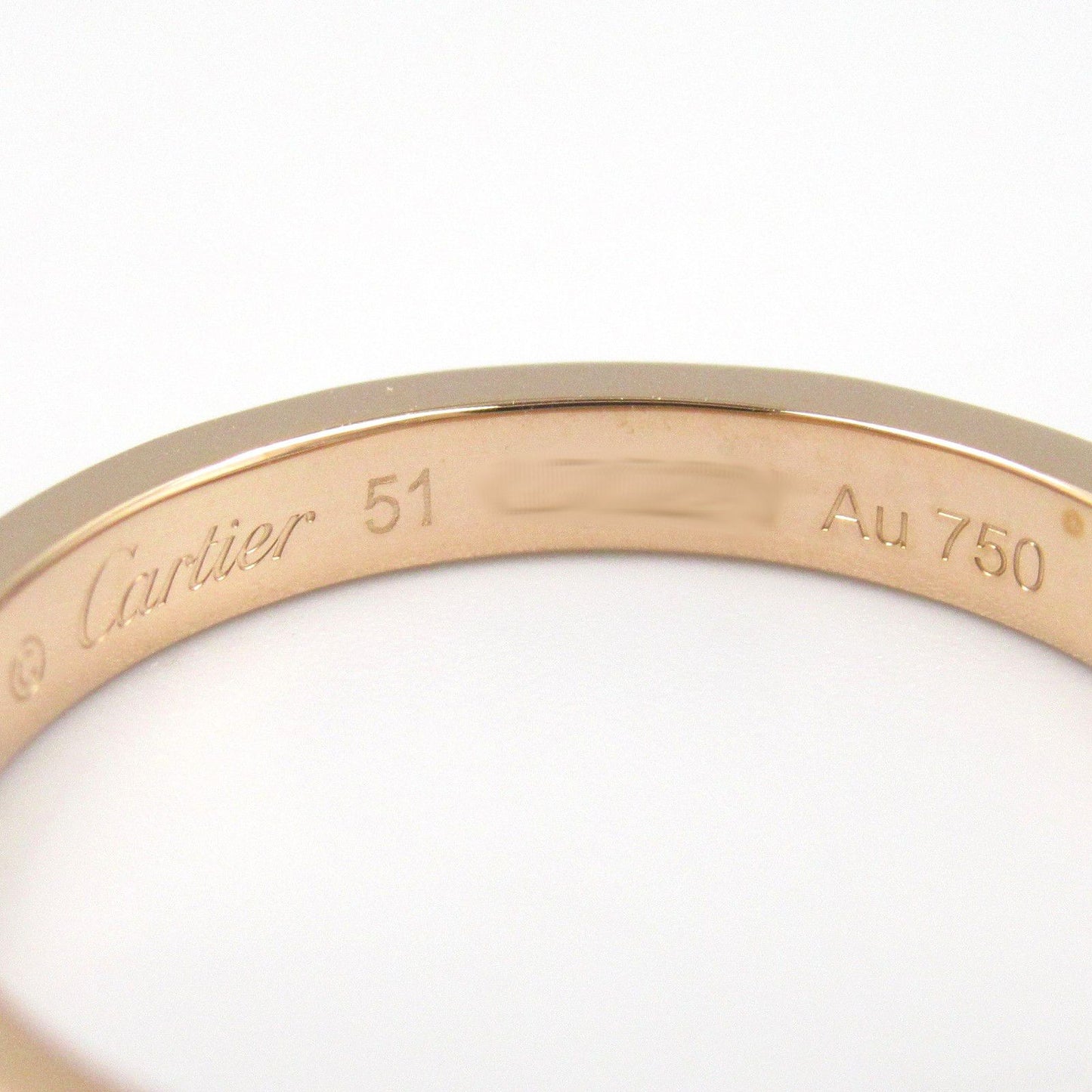 Cartier C de Cartier Ring in 18K Pink Gold with Diamonds