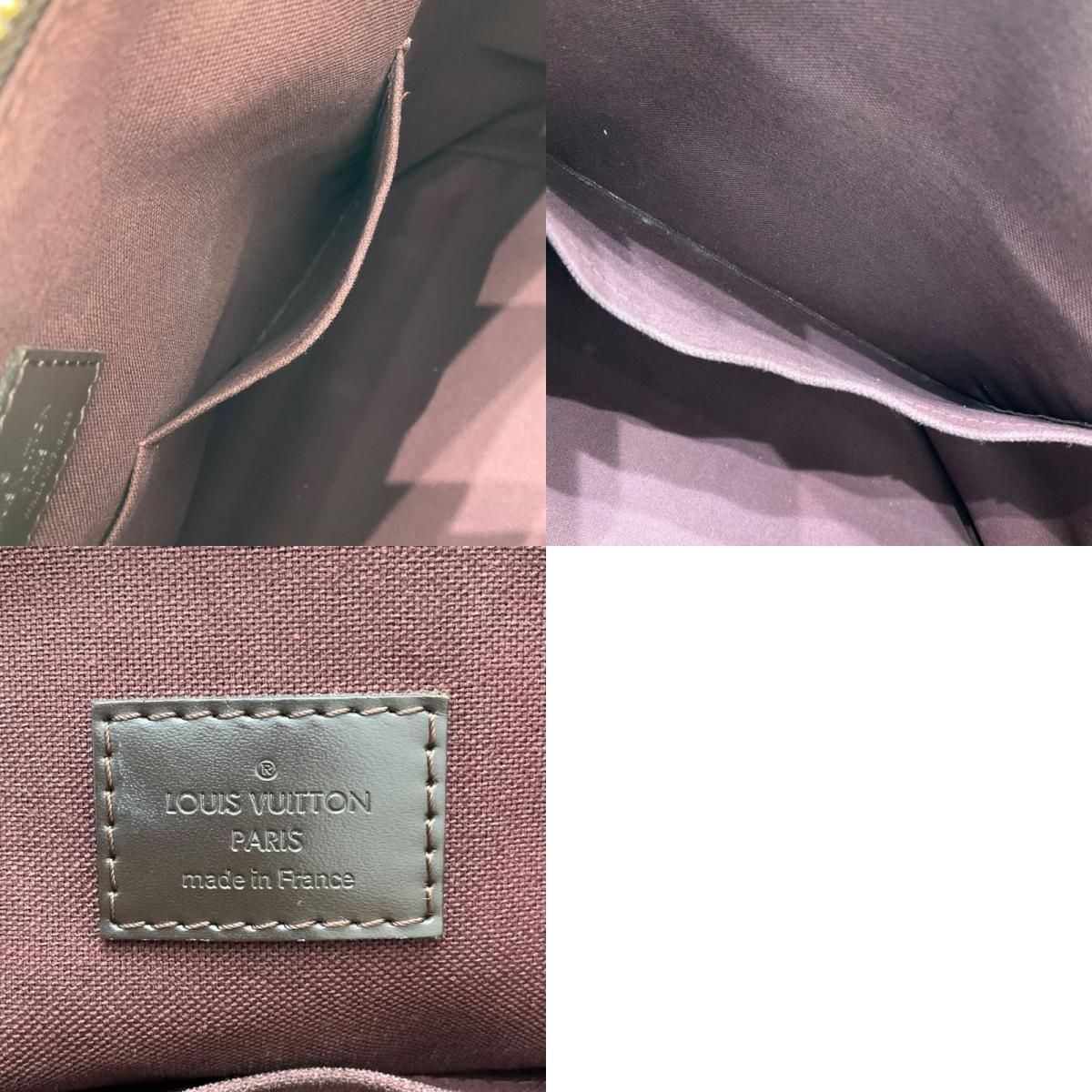 Louis Vuitton Iena MM Brown Damier Canvas Tote Bag - Authentic Luxury