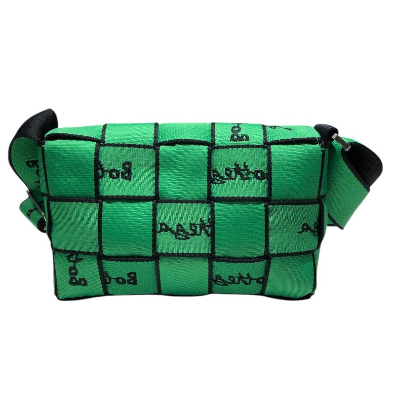 Bottega Veneta Webbing Cassette Shoulder Bag - Green/Black/Silver