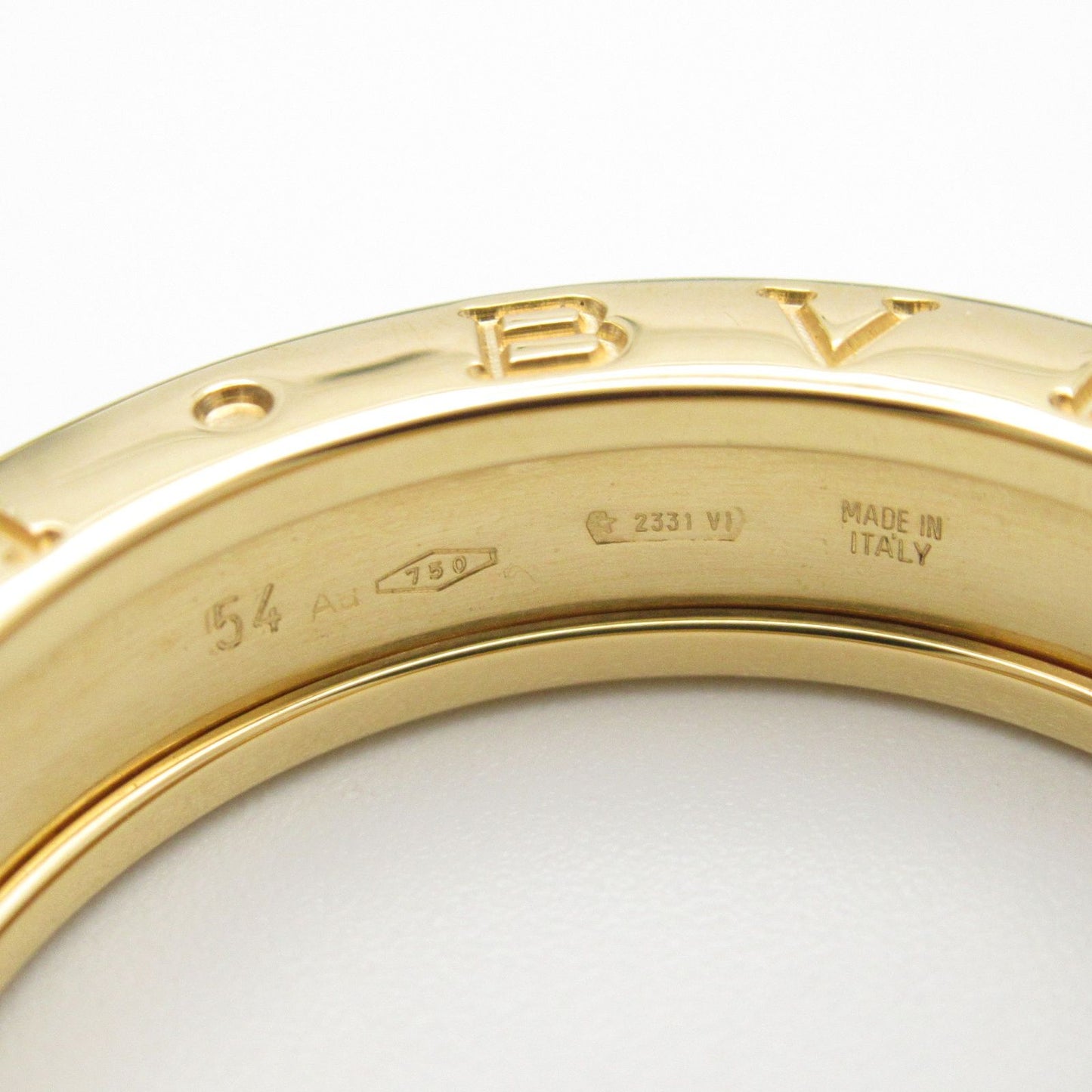 BVLGARI B-zero1 18K Yellow Gold Ring - Timeless Elegance