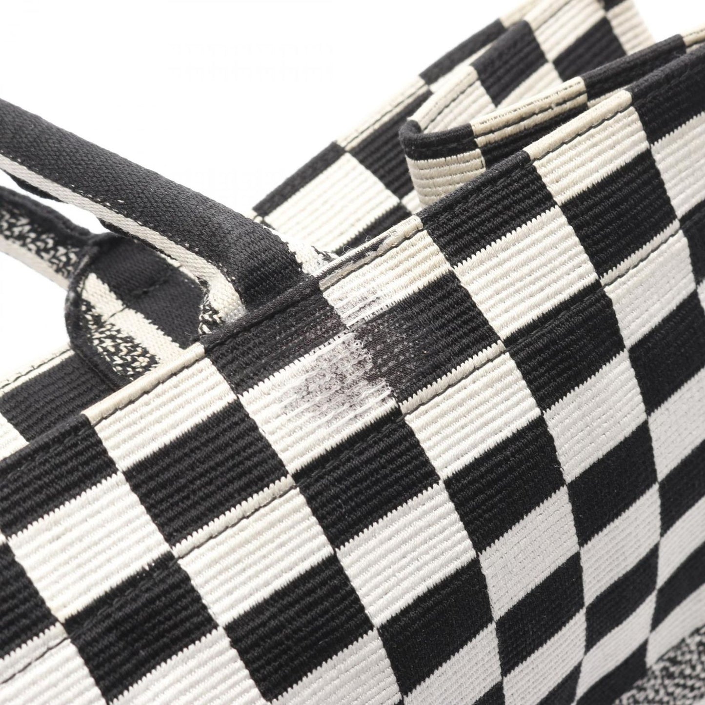 Dior Book Tote Large in Black & White Canvas - Timeless Elegance