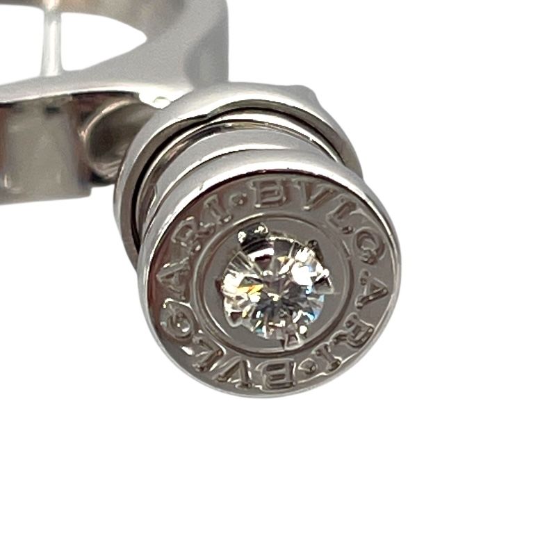 BVLGARI B.zero1 Element Ring in 750WG with Diamonds - Size 8