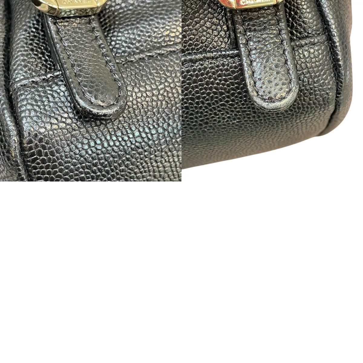 CHANEL Matelassé Backpack AS3530 in Black Caviar Leather