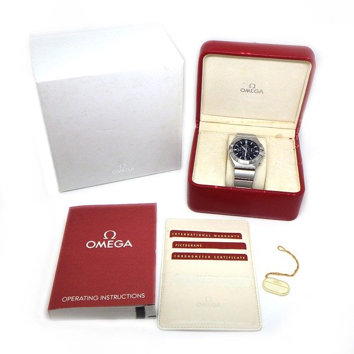 OMEGA Constellation Double Eagle Chronograph - Black Dial, Automatic