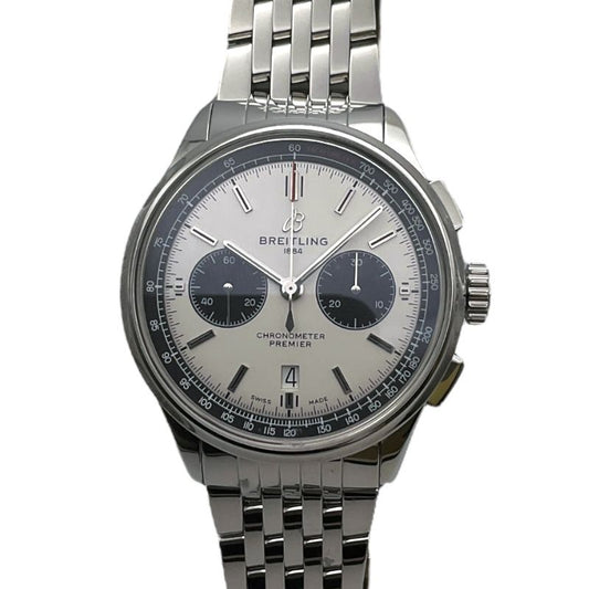 Breitling Premier B01 Chronograph 42 - White Dial, Stainless Steel