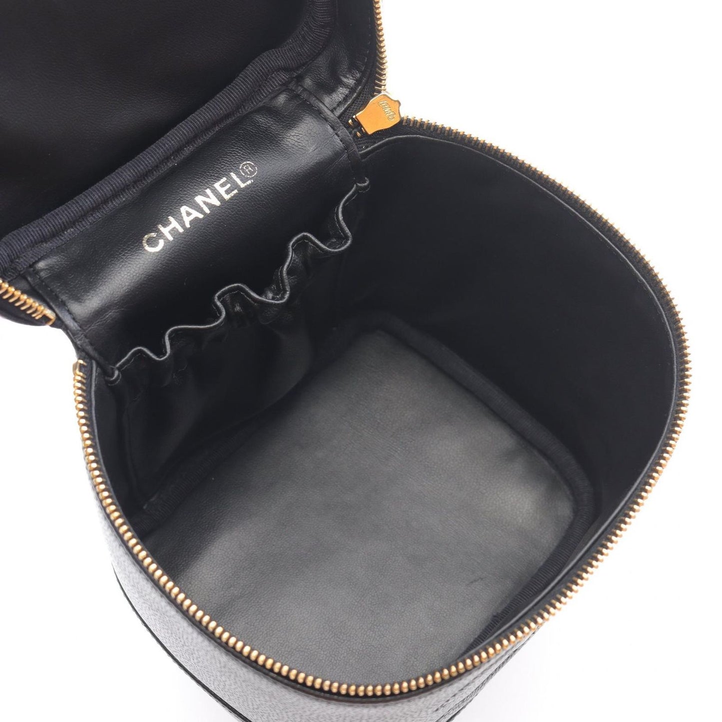 CHANEL Coco Mark Vanity Handbag in Black Leather - Timeless Elegance