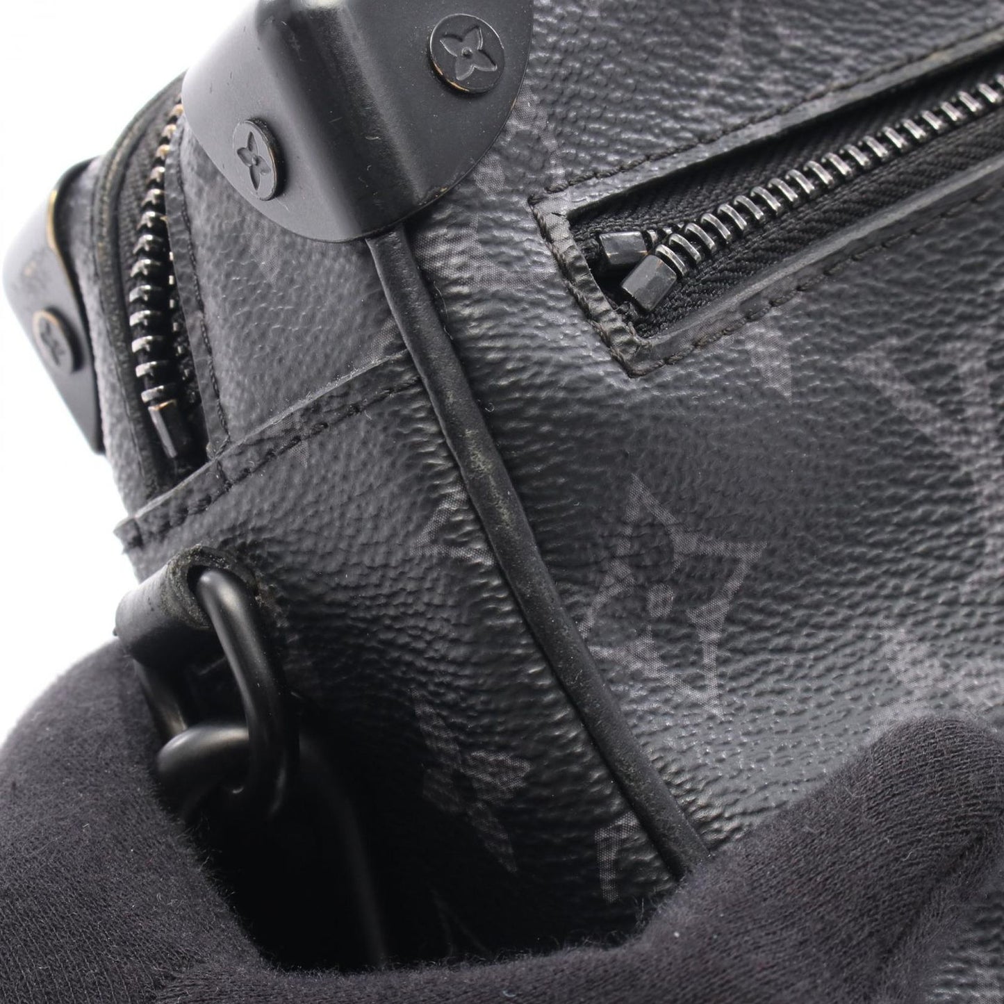 Louis Vuitton Mini Soft Trunk Monogram Eclipse Shoulder Bag