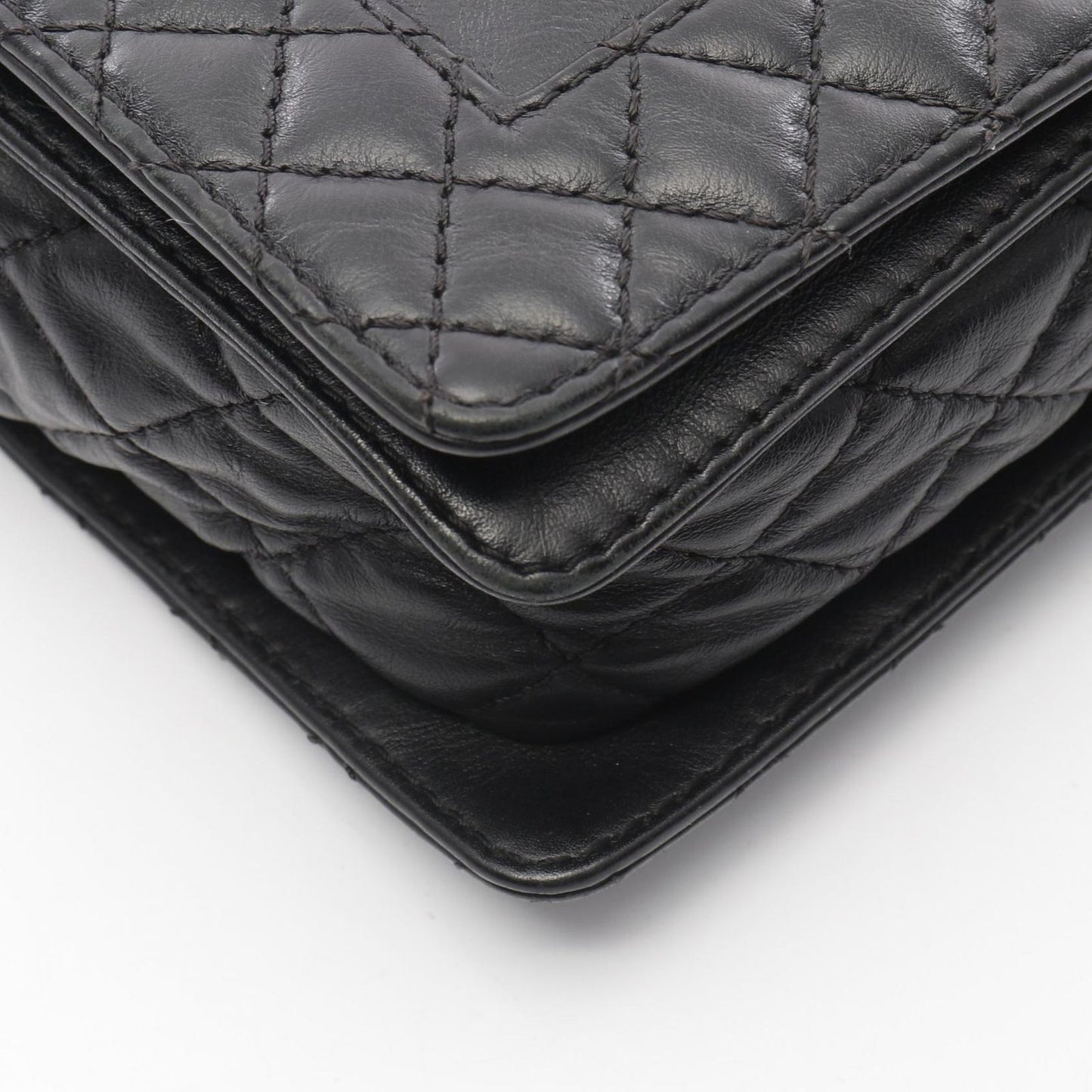 CHANEL Boy Chanel Black Leather Shoulder Bag - Timeless Elegance
