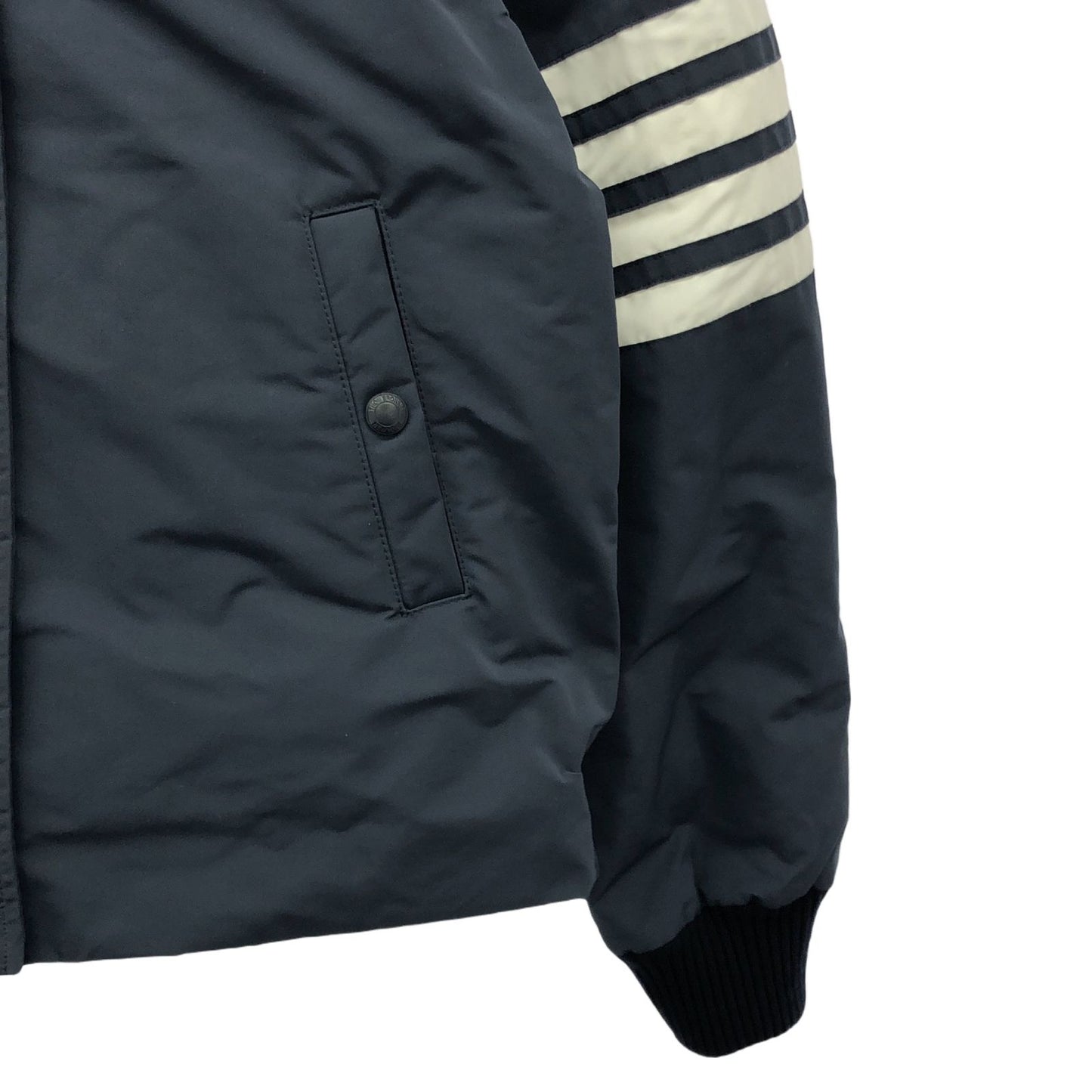 THOM BROWNE Navy Down Jacket - Elegant Women's Outerwear